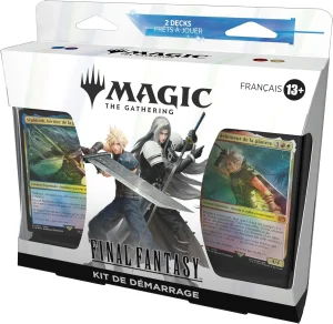 kit de démarrage pour magic the gathering avec 2 deck,Cloud et Sephiroth