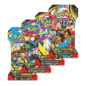 Pokemon blister booster fr mega évolution 01, modèle aléatoire
