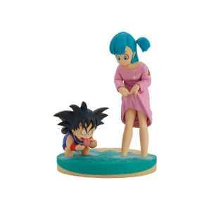 Ichiban Bulma et goku figurine