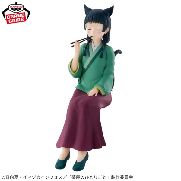 Keyhvao Figurine Maomao de 10 cm - Mignon modèle de maison - Figurine Apothicaire Diaries Anime - Décoration en PVC - Cadeau pour amis et fans