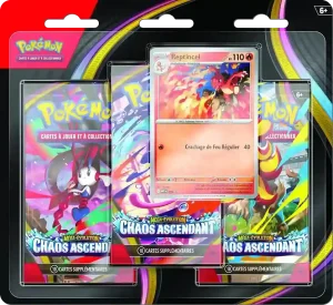 Pokémon ME04 : Tripack Chaos Ascendant
