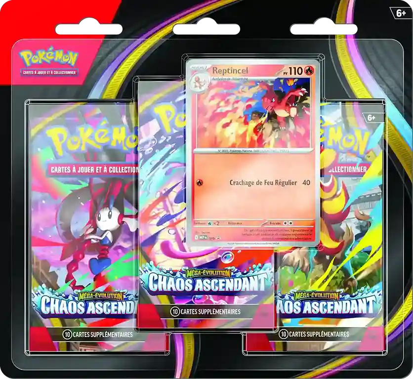 Pokémon ME04 : Tripack Chaos Ascendant