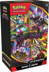 Pokémon nuit noire Bundle de 6 Booster