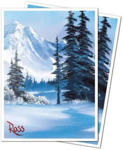 bob-ross-apex-deck-protector-sleeves-winter-paradise-